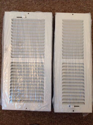 2 hart &amp; cooley 14&#034; x 4&#034; &amp; 14&#034; x 6&#034; hvac supply outlet vent air diffuser grille for sale