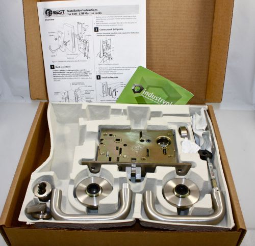 NIB BEST Access Systems 35H7F3H-630-LH MORTISE HD LOCK Door STANLEY Satin SS