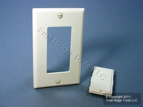 Leviton White Faceplate Color Conversion Kit For 1-Address Controller DRK0S-LW