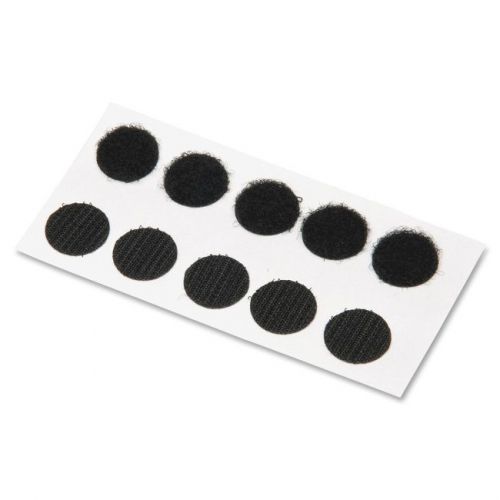 Velcro Sticky Back Round Coin Tape - Precut, Adhesive - 200 / Box - (vek91823)