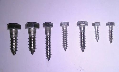 Curtis hex head lag screw assortment 1/4x1 - 1/2x2    (75ct) for sale