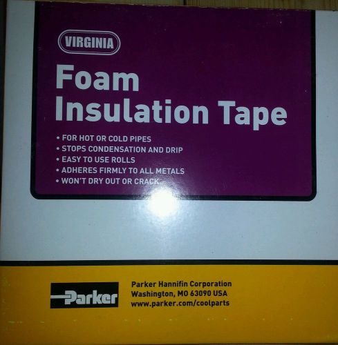 virginia foam insulation tape 1/8&#034;x 2&#034;x30&#039; CASE OF 12 ROLLS!!!!