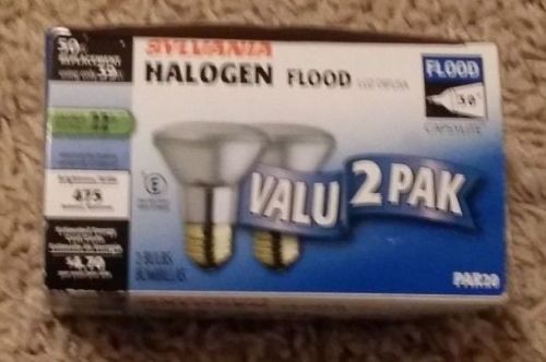Sylvania Halogen Flood Capsylite / 50 Watts / Par 20 / Value 2 pack