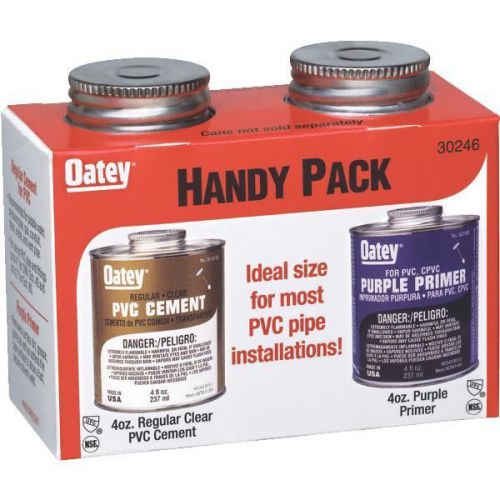 Oatey 30246 solvent cement handy pack-solvent cement kit for sale
