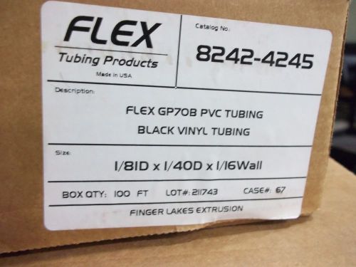 NEW FLEX PVC TUBING 100 FT GP70B 1/8 ID X 1/4 OD X 1/16 WALL  (II3)