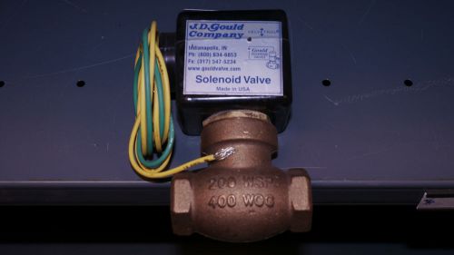 Jd gould solenoid valve 200 wsp 400 wog for sale