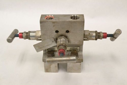 Century cm10-3 6000psig 1/2in npt valve manifold stainless 325360 for sale