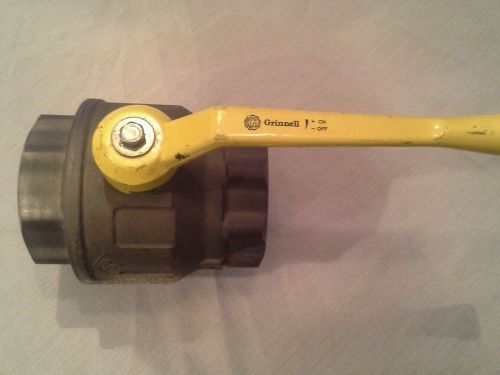 Grinnell 3 inch brass ball valve 3&#034; for sale
