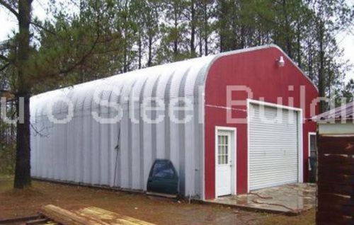 Durospan steel 25x28x13 metal building kits direct open ends prefab garage shop for sale