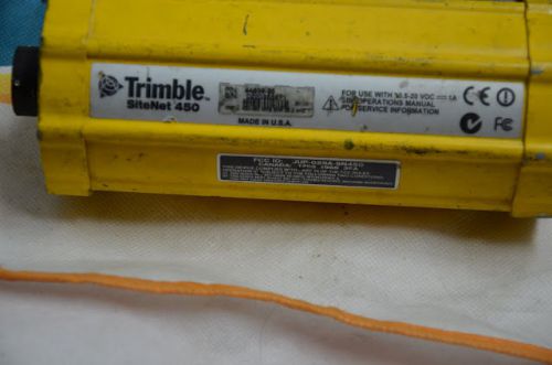 Trimble sitenet 450 radio, 44658-55 trimble sitenet 450 radio 450 mhz for sale