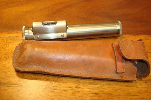 Keuffel &amp; esser company new york transit scope &amp; level in leather case for sale