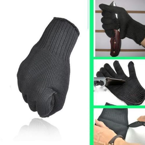 Black Kevlar Working Protective Cut-resistant Leval 5 Anti Abrasion work Gloves