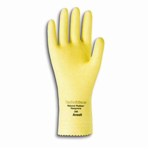 Ansell neoprene work gloves, yellow, small size, 12 pairs (ans 390-7) for sale