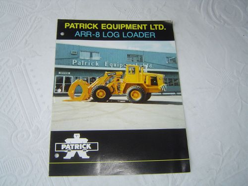 Patrick Equipment  APR-8 log loader brochure