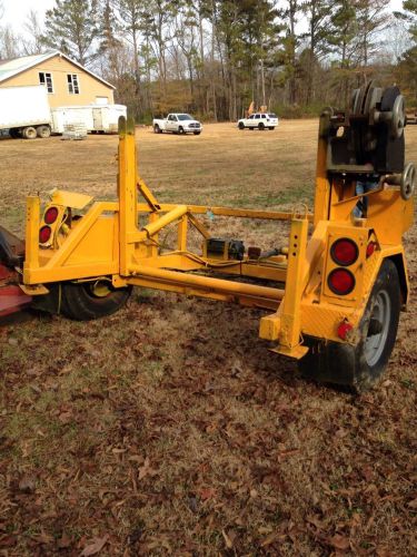 Cable Reel trailer hydraulic equipment cable plow directional drill Vermeer