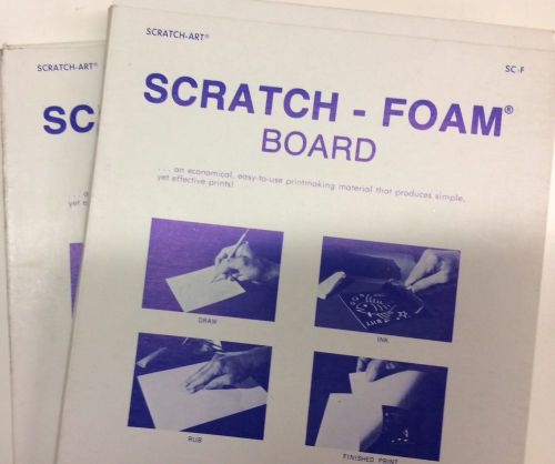 Scratch-Art Inovart Scratch-Foam Board Printing Plate with Instruction Manual...