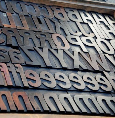 letterpress wood printing blocks 198pcs 3.54&#034; tall alphabet wooden type woodtype