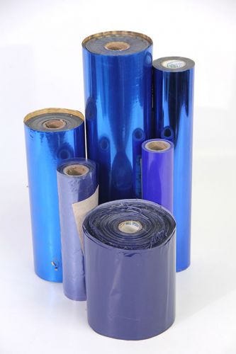 HOT STAMP FOIL | 6 rolls of Metallic Blue as shown | from 5&#034; to 12&#034; width