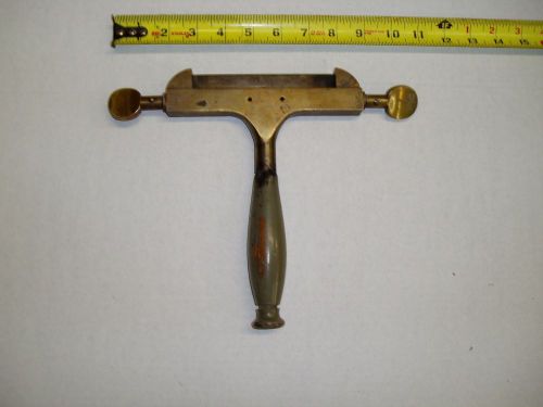Brass Antique Pallet Bookbinding Type Holder