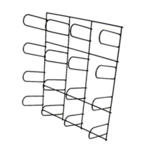 Metal wall media/roll storage rack for sale