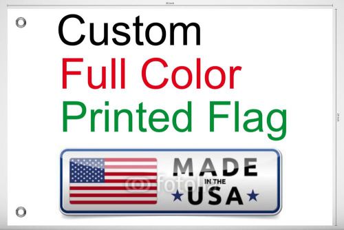 3&#039;x5&#039; Full Color Single Sided Custom Flag with Grommets