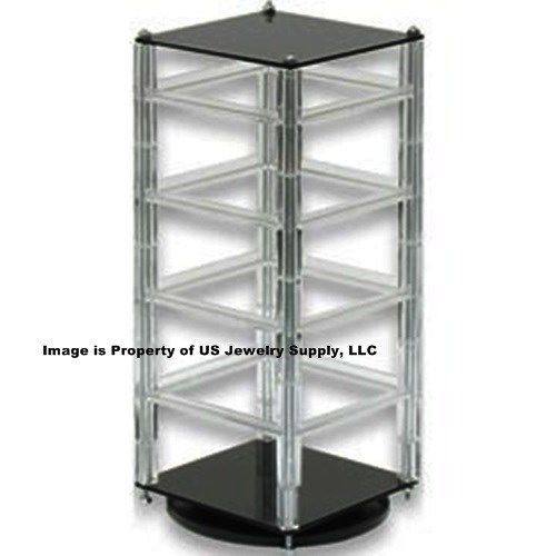 6 Rotating 32 Card Earring Countertop Display Presentation Stands