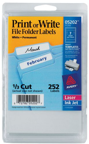 Avery File Folder Label in White Set of 6