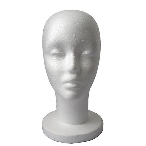 .Styrofoam Foam Mannequin Manikin Head Stand Model Display Wig Glasses Hat.USHU