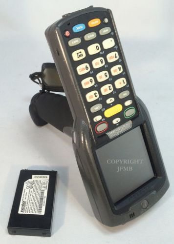 Motorola symbol mc3090g mobile computer gun laser wireless barcode scanner ce 5 for sale