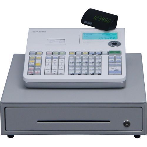 Casio pcr-t480l electronic cash register 200 departments 2000 price lookups for sale