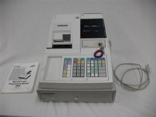 Samsung ER-4915 Electronic CASH REGISTER POS Point Sale Retail Shop Money + Keys
