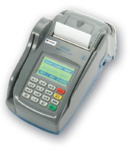 First data fd200 credit card terminal check reader for sale
