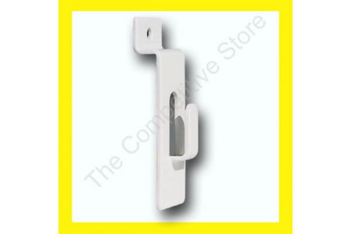 Slatwall utility picture hook box of 25 pcs. - white for sale