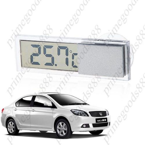 LCD Display Digital Thermometer with Suction Cup for Auto Car Free Shipping