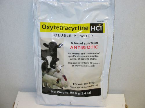 Oxytetracycline - HCI - Soluble Powder Antibiotic - 6.4 Oz - 181.5 g