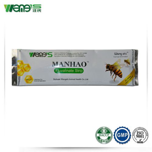 1 pack x Bee Medicine Fluvalinate Strips / 80 Strips / MANHAO