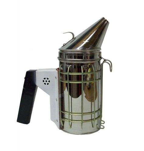 New electric bee hive smoker stainless steel w/heat shield beekeeping equipment for sale