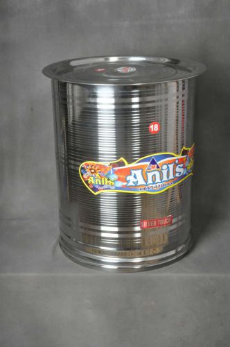 Stainless steel milk can pot 25 liter grain container water storage tank dairy for sale