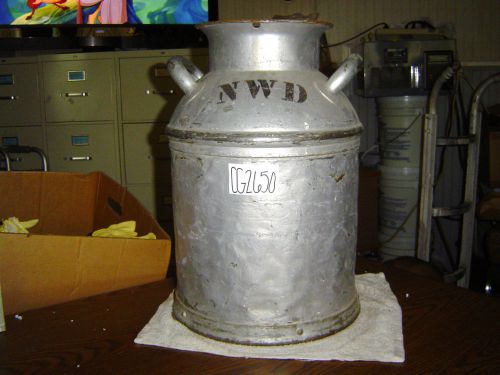 Old Antique Gray Lando Milk Can Lawn &amp; Garden Decor NWD Has Dents No Lid CG2650