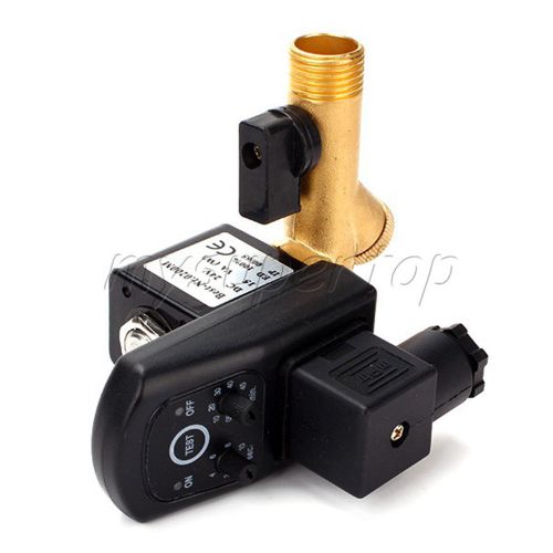 Dc24v 50hz electronic timed drain gas tank 1/2&#034; valve for filters/separators for sale