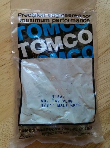 TOMCO Plugs No. T42 3/8&#034; Male NPTF