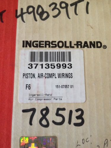 New - ingersoll rand replacement part  - piston with rings p/n 37135993 for sale