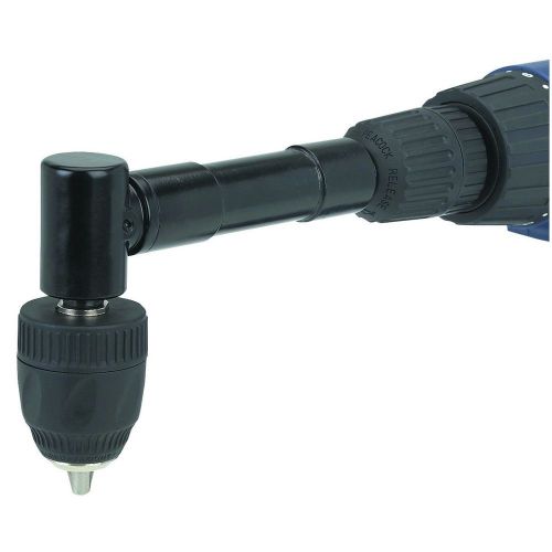 3/8&#034; angle drill attachment with keyless chuck helps you get into tight places! for sale