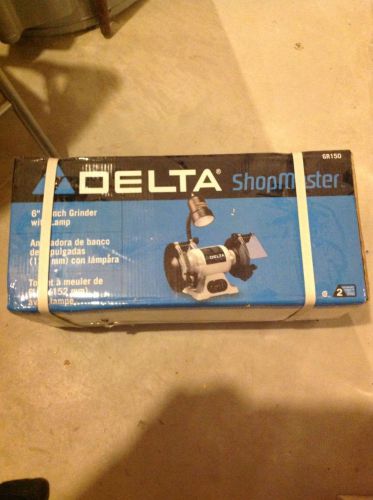 Delta gr 150 6 inch bench grinder with lamp for sale