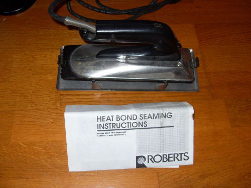 Roberts deluxe heat bond carpet seaming iron 10-282g for sale