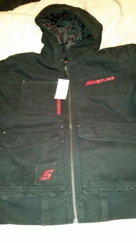 Snap-on  COAT BLACK WITH RED SNAP ON LOGO MEDIUM  NEW WITH TAGS