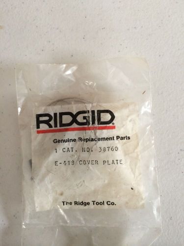 Ridgid 38760 PLATE, COVER 1/2 New Free Shipping