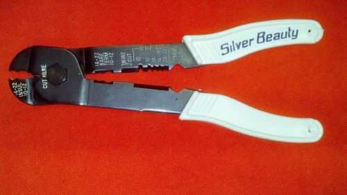 Rare Silver Beauty Wire Crimper,Stripper,Cutter-1970&#039;s (nos)Nice !!!