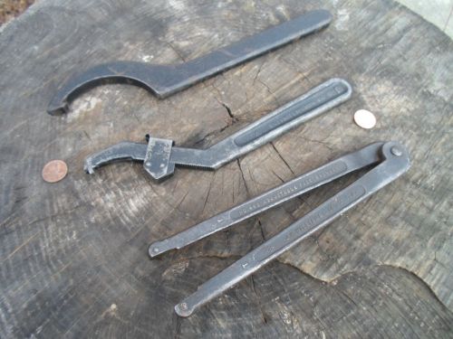 Opportunity Lot 3 Spanner Wrenches Billings Spencer No. 1 Adjustable Williams