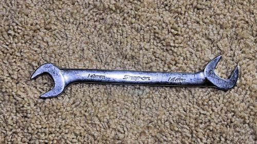 Snap-on wrench, metric, open end 4-way angle head 14mm vsm5214a for sale